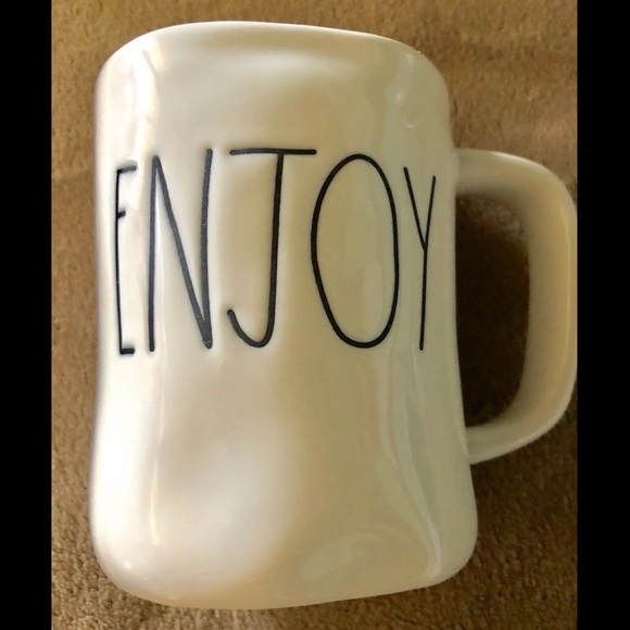 NEW RAE DUNN “Enjoy” Ceramic Mug - Picture 4 of 4